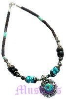 Indian ethnic necklace - click here for large view